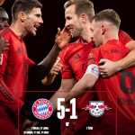Bayern atropela RB Leipzig e abre sete pontos na liderança do Alemão