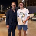 Rafael Nadal parabeniza João Fonseca após título histórico na Next Gen ATP Finals