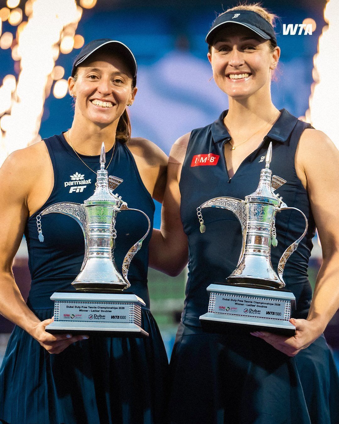 Luísa Stefani e Gabriela Dabrowski vencem WTA 1000 de Dubai nas duplas