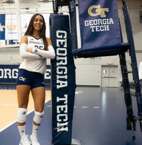 Vitória Belfort, de 17 anos, atuou pela universidade de Georgia Tech, nos EUA