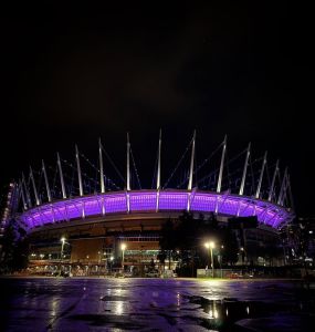 BC Place, em Vancouver • Reprodução/Instagram/BC Place