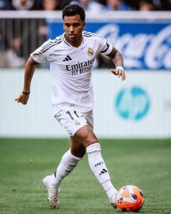 Rodrygo em ação pelo Real Madrid