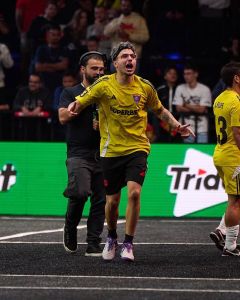 Michel Elias, presidente do Funkbol, deve ser um dos batedores da equipe no torneio de pênaltis