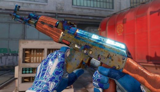 AK-47 | Case Hardened StatTrak Factory New com pattern 661