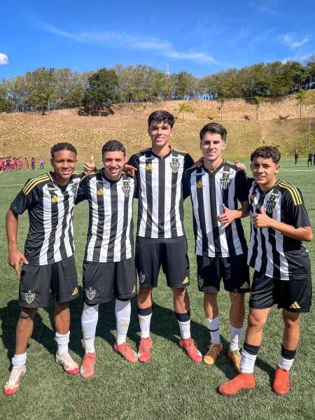 Atlético venceu Boston por 5 a 1 em jogo válido pelo Campeonato Mineiro Sub-17
