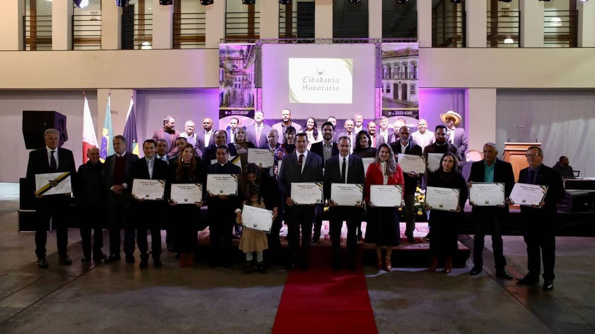  Câmara de Ouro Preto realiza Solenidade para entrega dos Títulos de Cidadão Honorário 2023