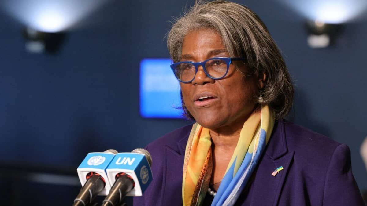 Solução de paz no leste europeu passa por apoio à Ucrânia, diz embaixadora dos EUA nas Nações Unidas, em Brasília