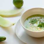 Melão e hortelã são os ingredientes de uma receita refrescante