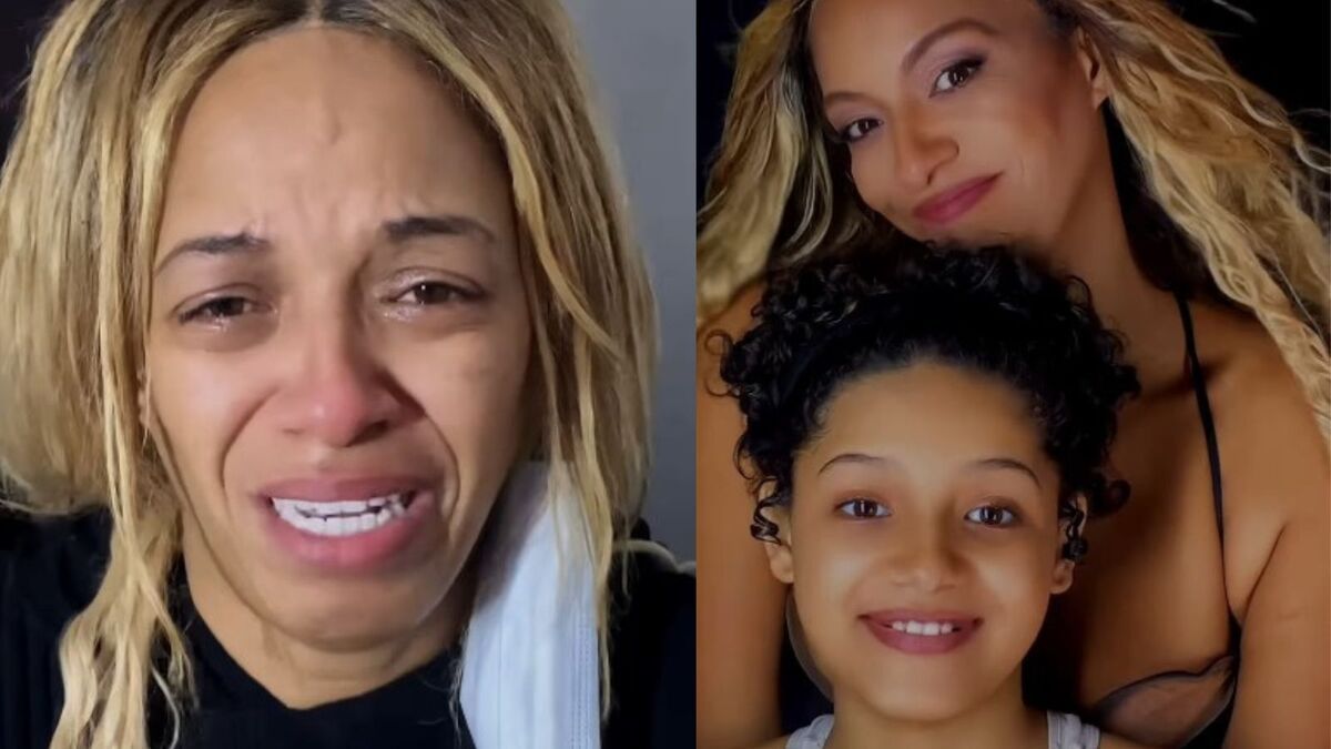 Sósia brasileira de Beyoncé clama por ajuda após grave diagnóstico da filha de 10 anos: 'Ela tá sofrendo muito'