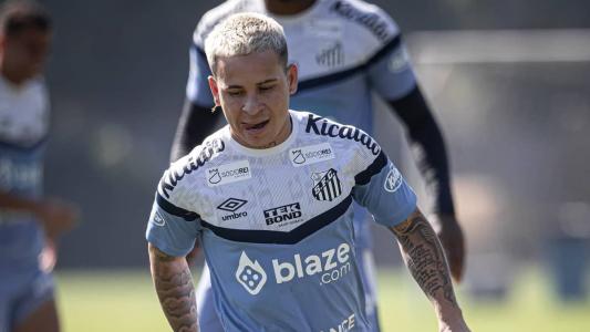 Soteldo retornou às atividades no Santos