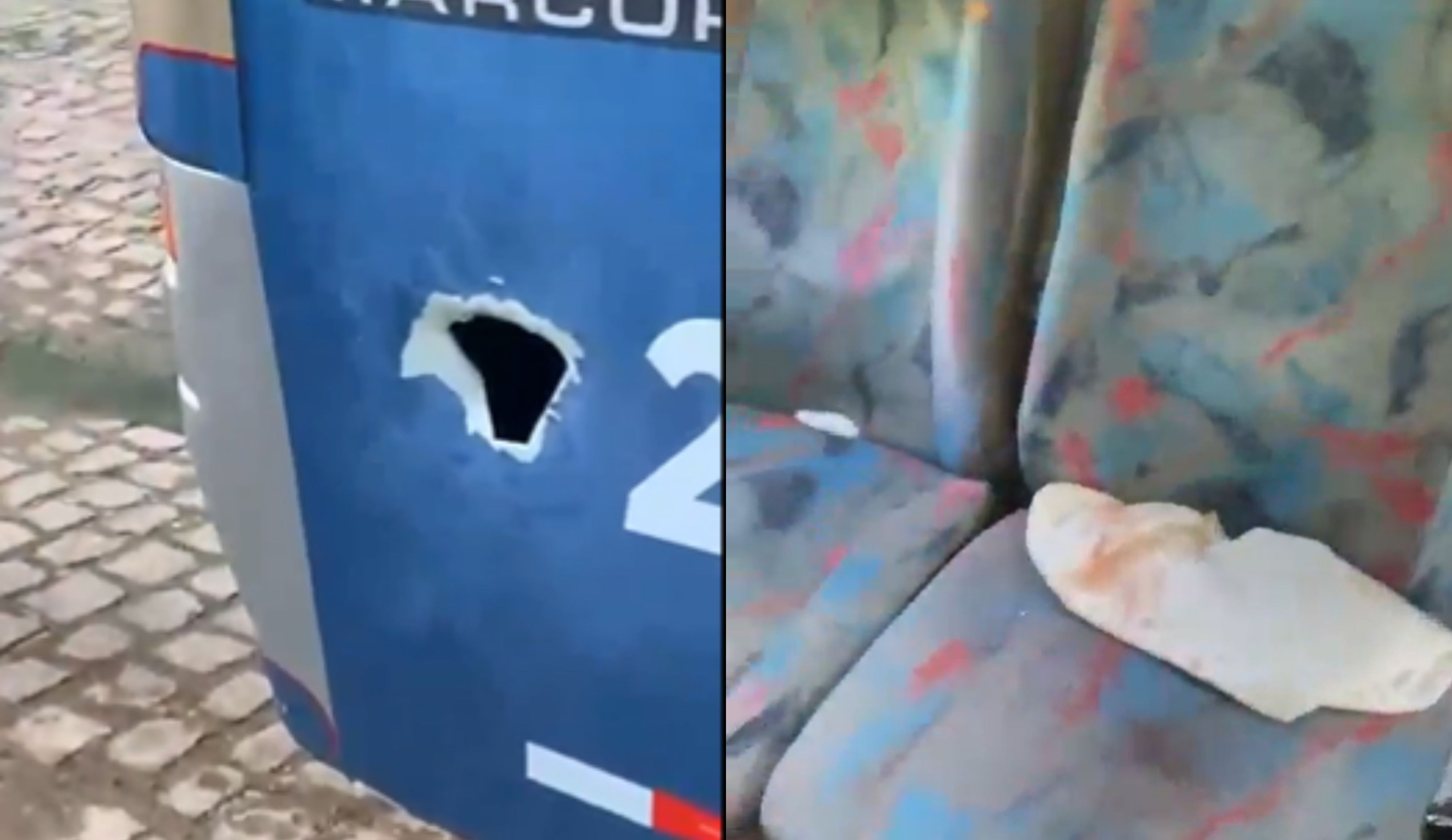 Ônibus com torcedores do Sousa-PB sofre atentado após classificação no Paraibano