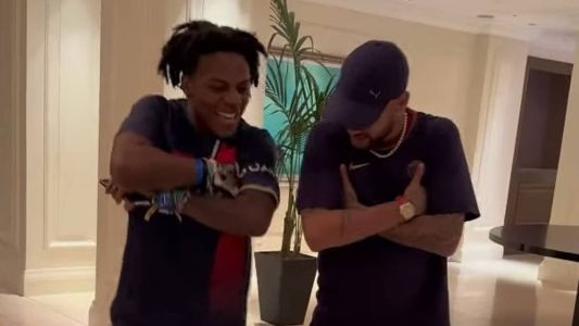 Speed e Neymar dançando juntos em hotel em Osaka, no Japão