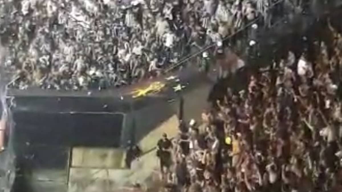 Sport x Ceará: gol gera tumulto e agressões nas arquibancadas; veja vídeo