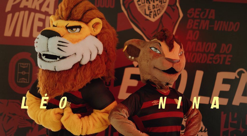 Mascote do Sport passa por renovação no visual e ganha companhia; veja fotos