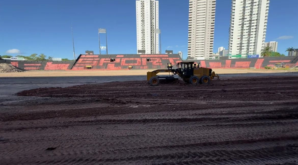 Sport paralisa obras na Ilha do Retiro após punição do STJD; entenda