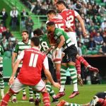Sporting e Arsenal empatam pelas oitavas de final da Liga Europa