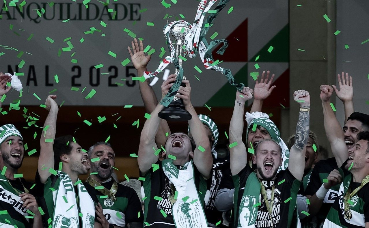 Na prorrogação, Sporting vence Benfica e conquista Taça de Portugal pela 18ª vez