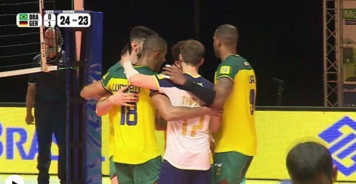 Vôlei: Brasil bate Alemanha no tie-break em amistoso preparatório para Olimpíada