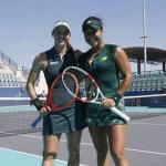 Luisa Stefani mantém embalo e vai às quartas de final em Abu Dhabi