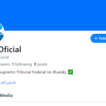 STF cria conta oficial no Bluesky em resposta ao aumento de perfis falsos do tribunal