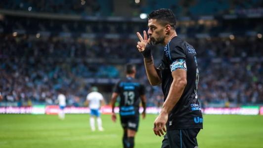 Suárez é o artilheiro do Grêmio na temporada com 26 gols