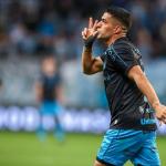 Suárez encerra jejum de dois meses sem gols pelo Grêmio: 'Meu trabalho é ajudar'