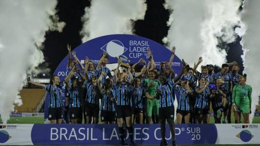 Sub-20 feminino do Grêmio conquistou a Ladies Cup nesta terça-feira (31)