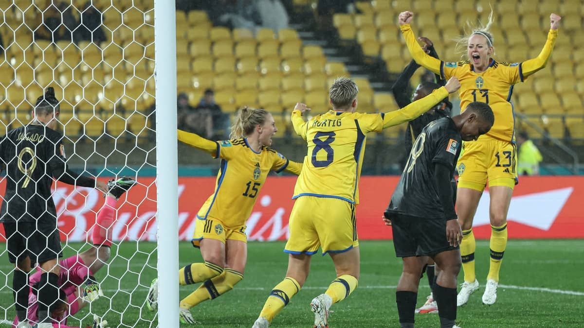 Suécia vira no fim e vence a África do Sul pela Copa do Mundo Feminina