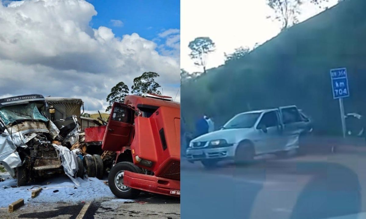 Sul de Minas: duas pessoas morrem e oito ficam feridas em acidentes na quarta
