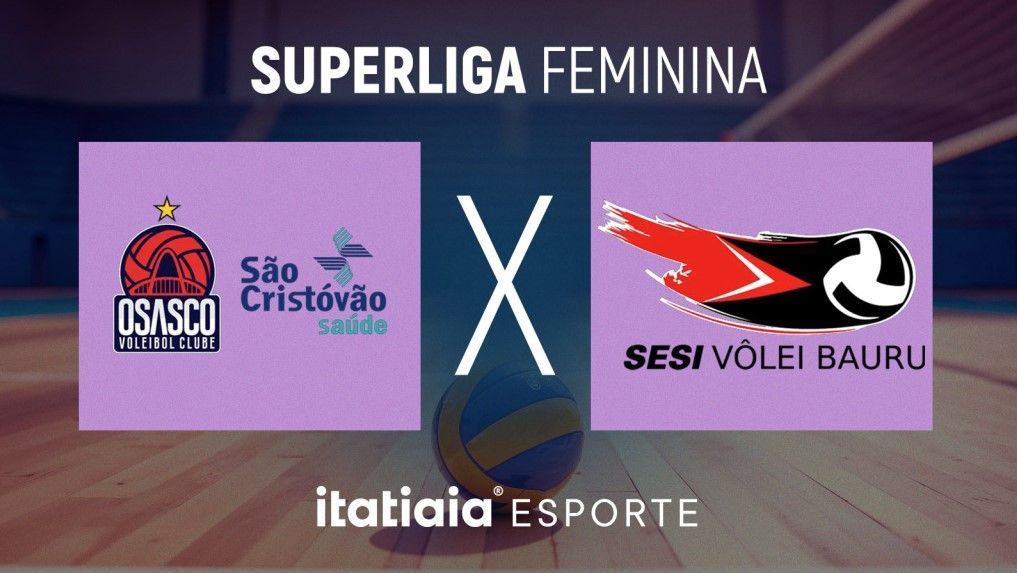 Horário e onde assistir Osasco x Sesi Bauru, pela Superliga Feminina
