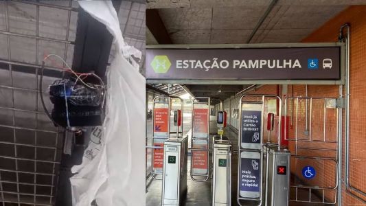 Suposta bomba mobilizou agentes do Bope na Estação Pampulha
