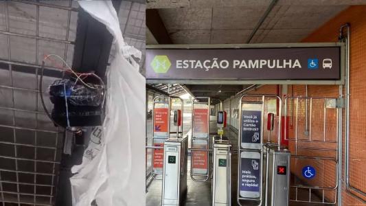 Suposta bomba mobilizou agentes do Bope na Estação Pampulha