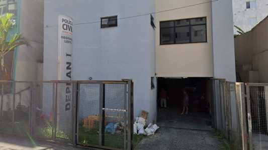 Suspeito foi levado para a delegacia, no bairro Floresta