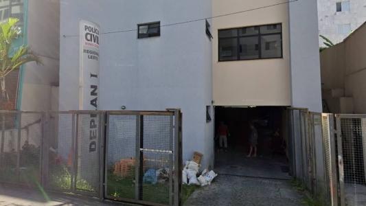 Suspeito foi levado para a delegacia, no bairro Floresta