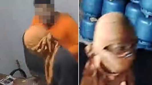 Suspeito usou roupa amarrada no rosto para não ser identificado