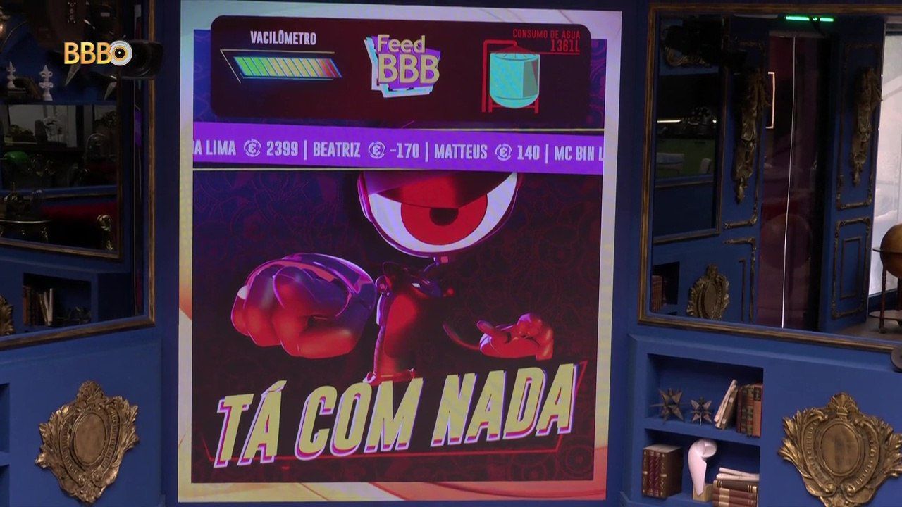 BBB 24 está no 'Tá com Nada'; saiba o que é e quanto tempo dura a punição