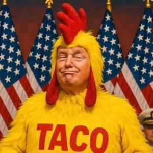Meme 'TACO" do presidente Trump