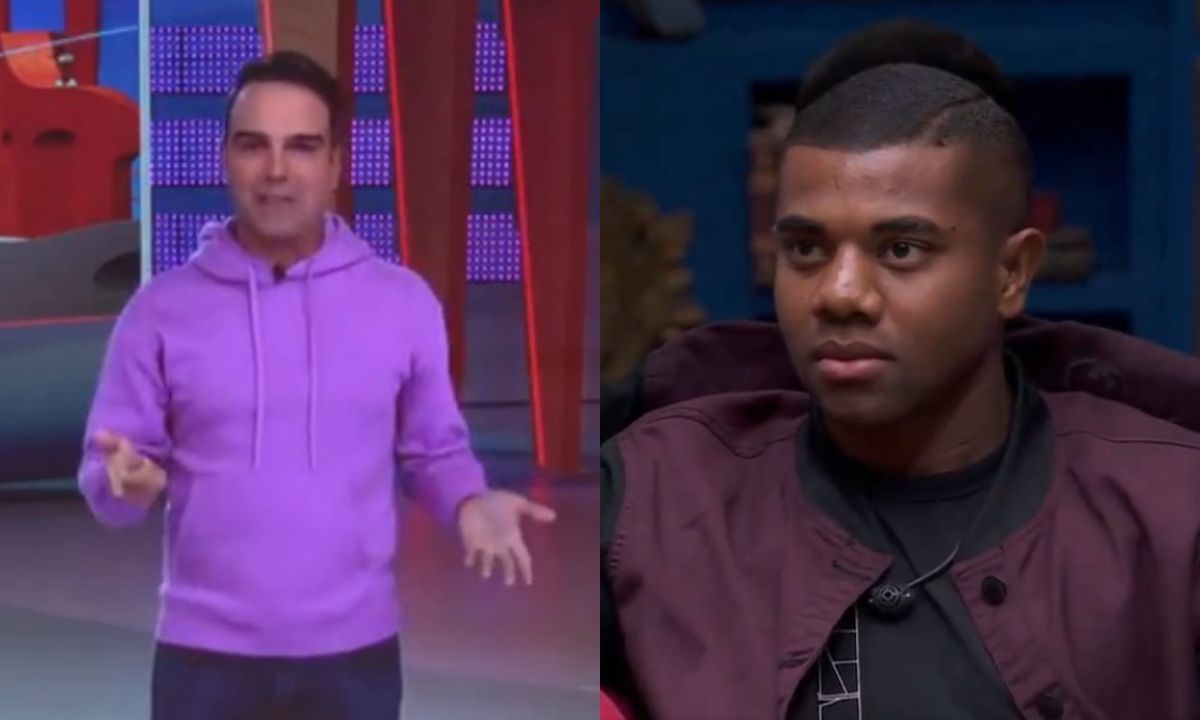 Tadeu Schmidt chama atenção de Davi após atitude imprudente no BBB 24; entenda