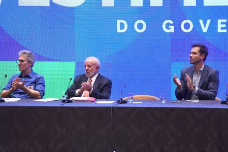 Zema, Lula e Tadeu Leite participam de evento em Belo Horizonte