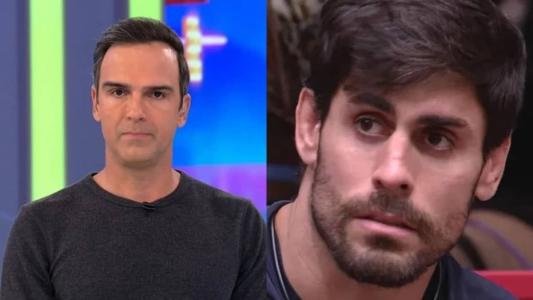 Tadeu Schmidt anunciou a eliminação de Cara de Sapato no BBB