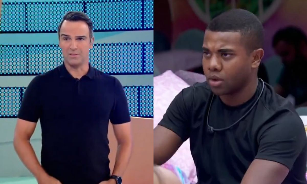 BBB 24: Tadeu Schmidt repreende declarações homofóbicas de Davi