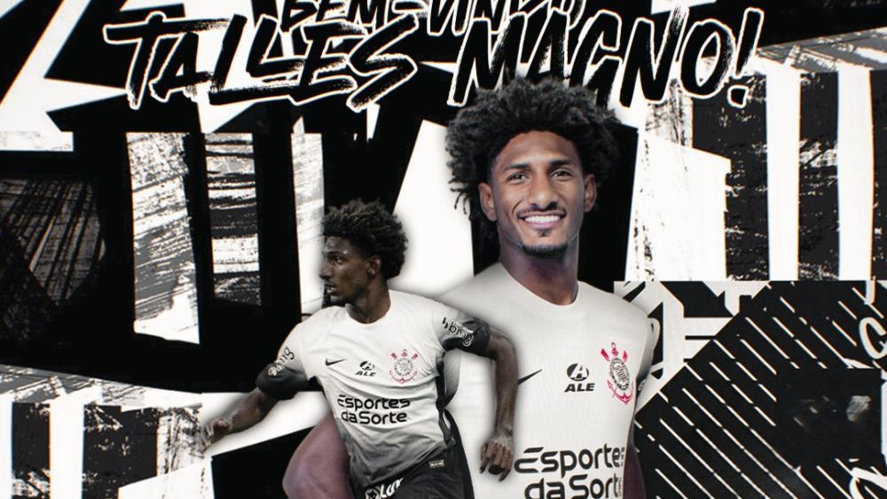 Corinthians anuncia contratação do atacante Talles Magno