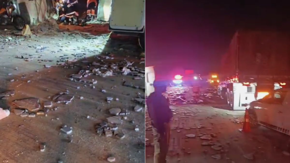 BR-381 é totalmente interditada após tombamento de caminhão com pedras em Ravena