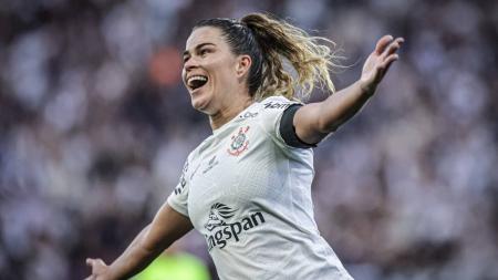 Tamires fez o gol que garantiu o título ao Corinthians