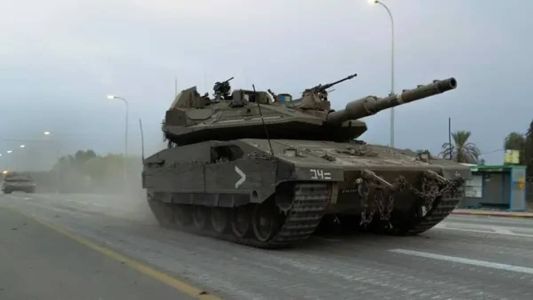 Tanque de guerra em Israel