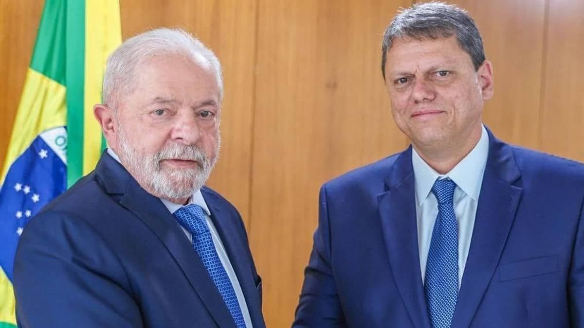 Tarcísio confirma presença em evento de Lula em São Paulo