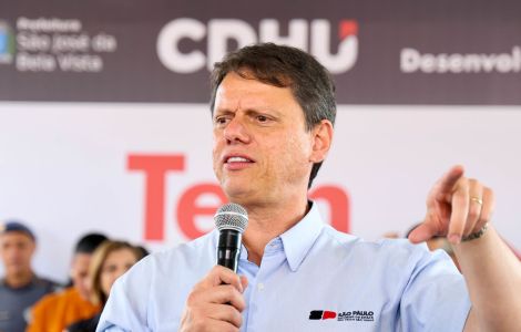 Governador de São Paulo, Tarcísio de Freitas (Republicanos-SP).