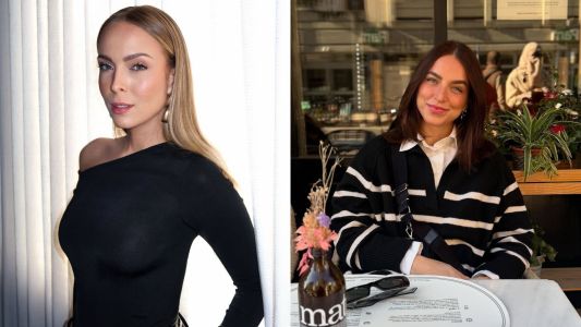 Tatá Estaniecki apresentava o PodDelas ao lado de Boo Unzueta