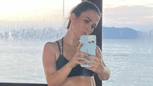 Tata Werneck começou a malhar depois do nascimento da filha, Clara Maria
