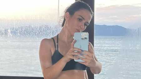 Tata Werneck começou a malhar depois do nascimento da filha, Clara Maria